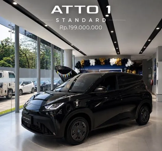 BYD ATTO 1 Standard: Spesifikasi dan Harga OTR Jakarta